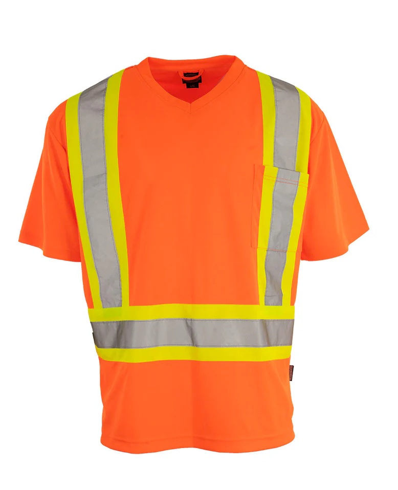 Hi-Vis Safety T-Shirt Orange - 2XL